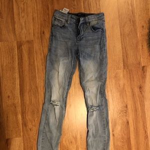 High wasted Washed up Skinny Jeans Size 24